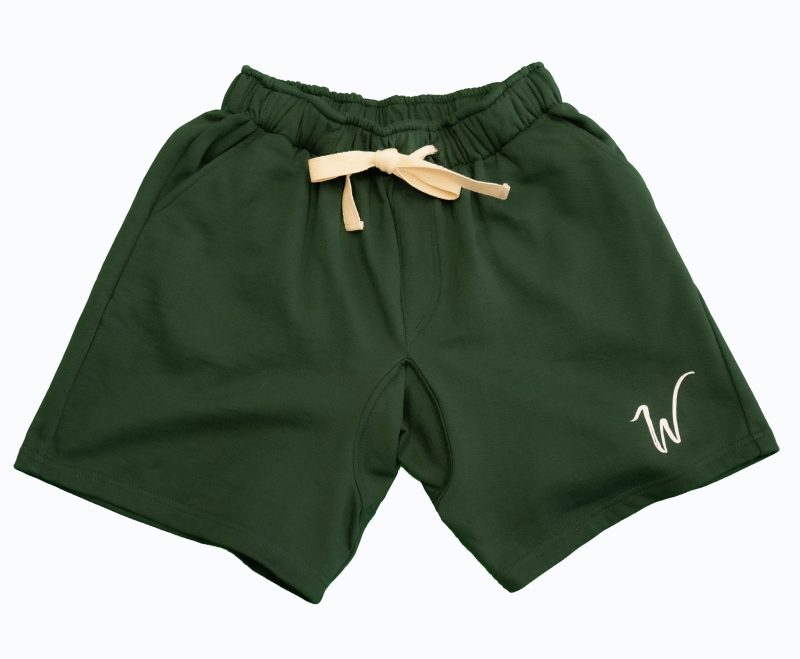 GREEN SOFT SHORTS