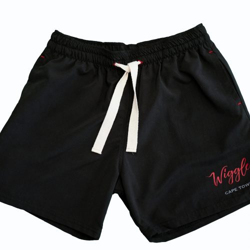 BLACK SWIM SHORTS