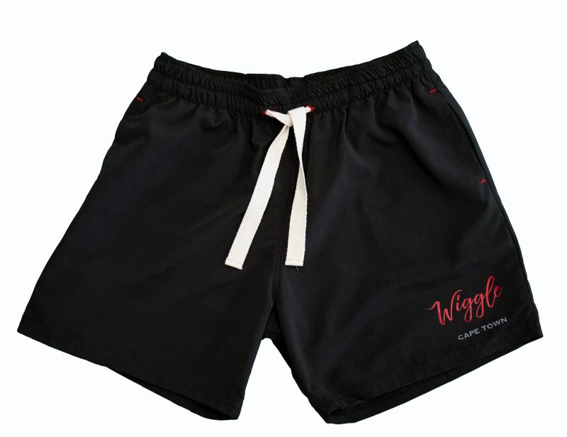 BLACK SWIM SHORTS