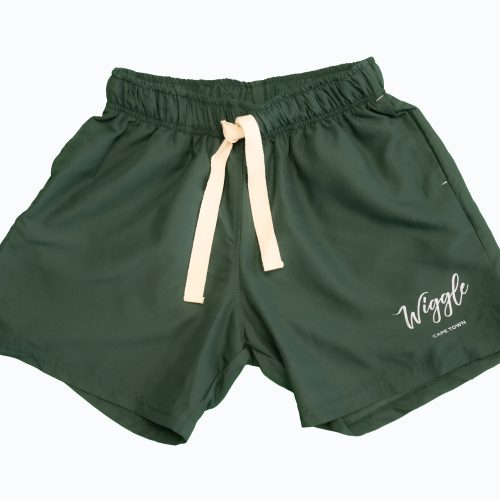 GREEN SWIM SHORTS