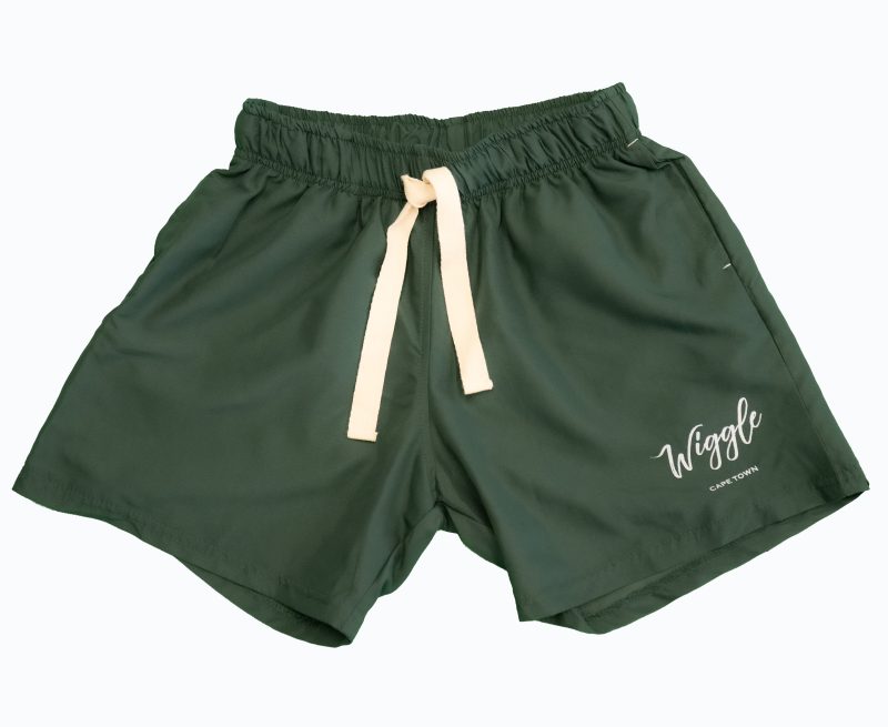 GREEN SWIM SHORTS